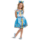 Disguise Rainbow Dash My Little Pony Costume for Girls, Children's Character Dress Outfit, Classic Kids Size Extra Small (3T-4T), Blue & Rainbow (104719M)