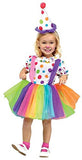 Fun World Costumes Baby Girl's Big Top Fun Toddler Costume, White, Small