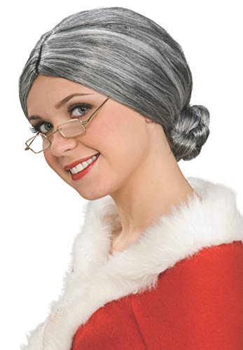 Rubie's womens Character Wigs, Grey Old Lady Wig Party Supplies, Multicolor, One Size US