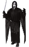 Fun World mens Scream Ghost Face Costume, Black, One Size
