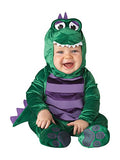 Lil Characters Unisex-Baby Infant Dinosaur Costume, Green/Purple, Large