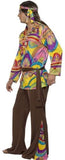 Smiffys Psychedelic Hippie Man Costume