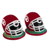 NCAA University of Oklahoma Helmet Salt and Pepper Shakers