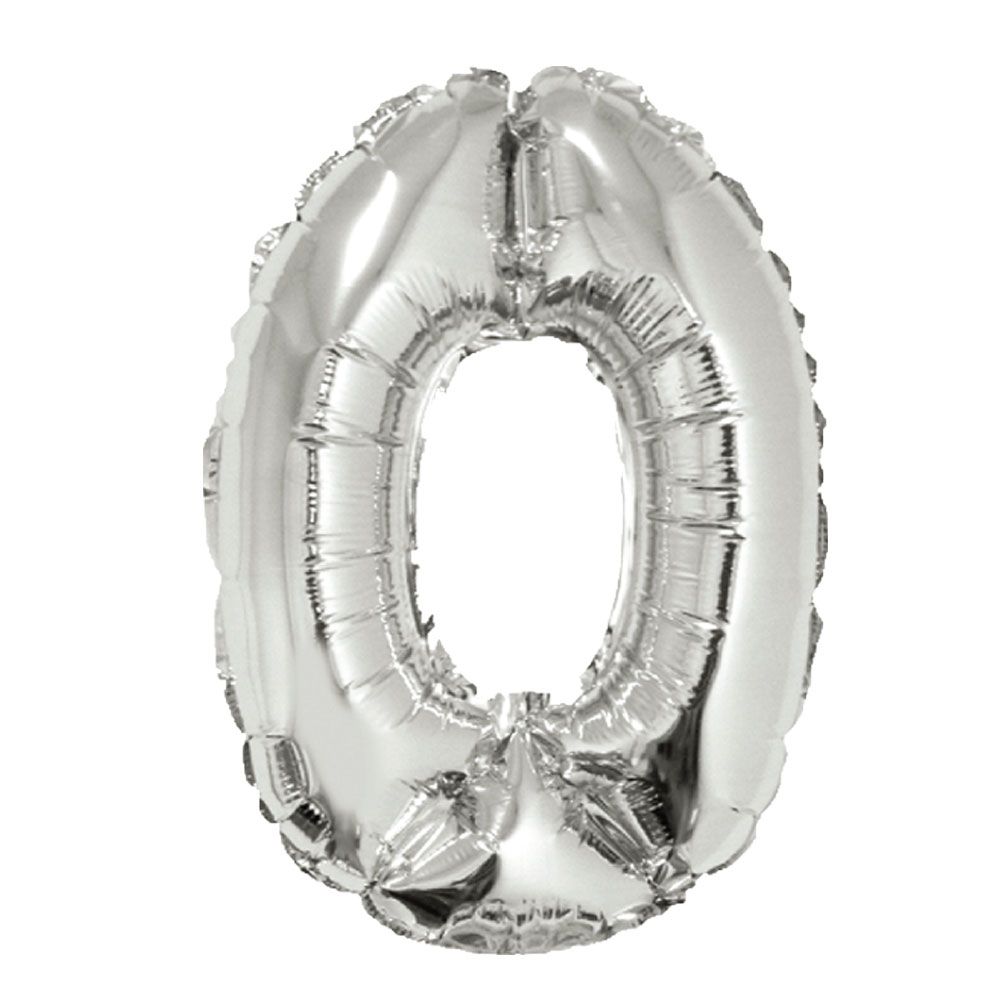 40" Silver Foil Balloon - 0