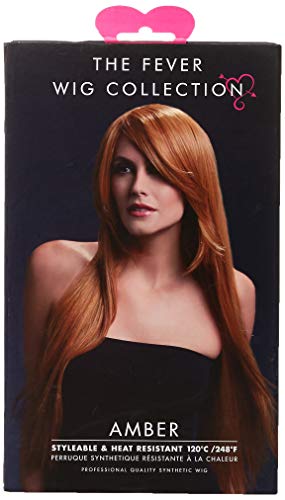 Smiffys Women's One Size Fever Amber Wig, Auburn