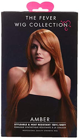 Smiffys Women's One Size Fever Amber Wig, Auburn