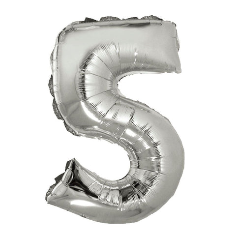 40" Silver Foil Balloon - 5