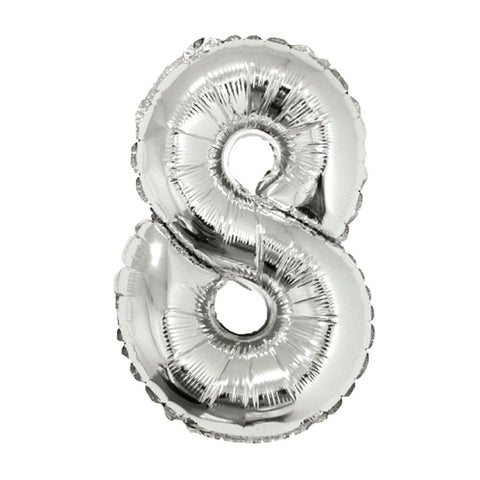 40" Silver Foil Balloon - 8