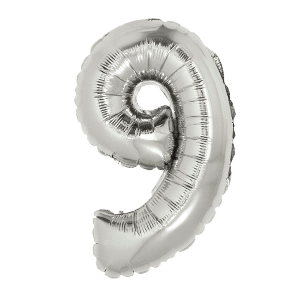 40" Silver Foil Balloon - 9