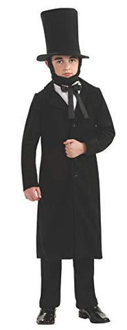 Rubie's Child's Deluxe Abraham Lincoln Costume, Large , Black