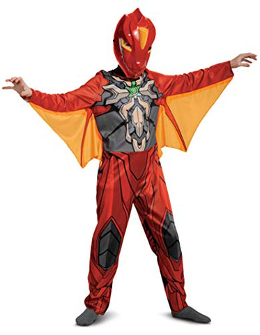 Bakugan Dragonoid Costume, Kids Show Inspired Character Outfit for Kids, Classic Child Size Large (10-12)