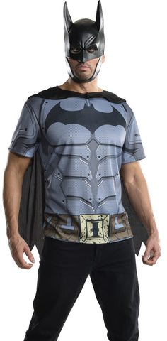Rubie's mens Batman: Arkham City Adult Batman Costume Top Party Supplies, Multicolor, Large US