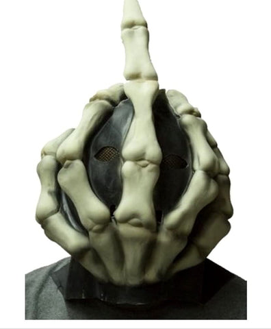 Forum Novelties Bone Finger Mask, White