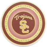 USC Trojans 4-Pack Coasters with Tin