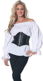 Underwraps Plus Size Women's Renaissance Long Sleeve Blouse Adult Costume