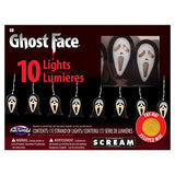 Fun World Officially Licensed Ghost Face String Lights (Battery Operated)