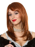Sharon Wig in Natural Red Adult Standard