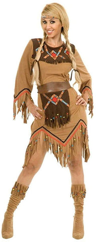 Charades Women's Sacajawea Indian Maiden Costume Set