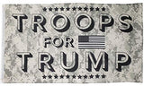 New 2020 Donald Trump 3ft. x 5ft. Flag Troops for Trump