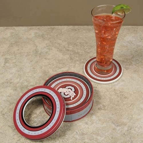 Gift Warehouse Ohio State Absorbent Coasters - Style 37815