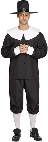Fun World American Pilgrim Man Adult Costume-Standard