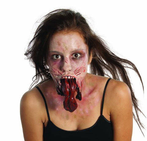 Rubie's The Walking Dead Split Jaw Latex Appliance, Standard color, One Size