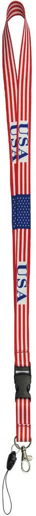 28" USA Flag Lanyard