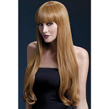 Fever Women's Long Auburn Wig with Natural Waves and Bangs, 28inch, One Size, Bella, 5020570425329