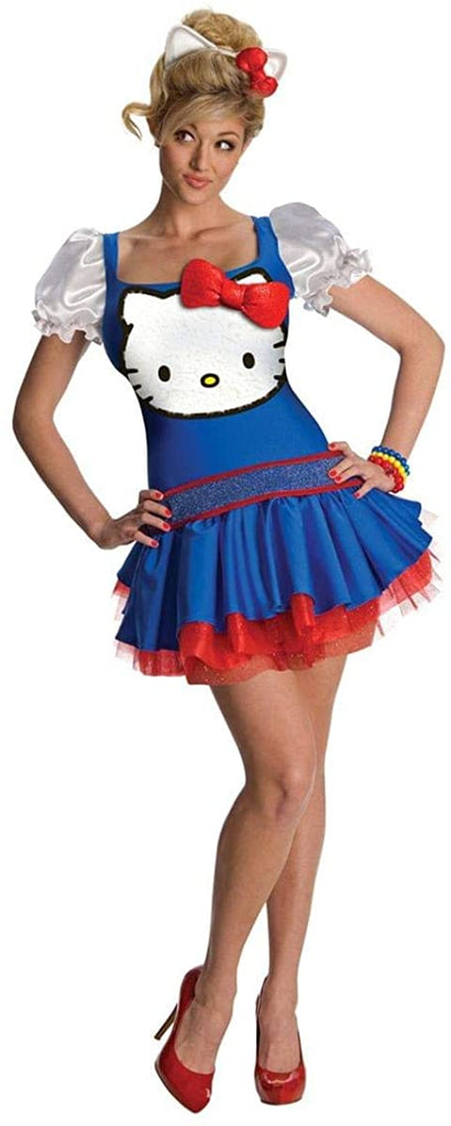 Hello Kitty Blue Classic Costume - Large - Dress Size 12-14