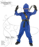 UNDERWRAPS Costumes Children's Blue Ninja Costume, Small 4-6 Childrens Costume