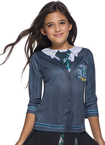 Harry Potter Costume Top, Slytherin, Large