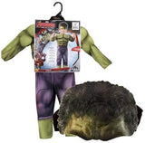 Avengers Marvel Hulk Toddler Muscle Costume with Headpiece Size 1-2