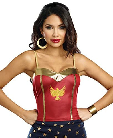 Dreamgirl 10337 Justice Top Costume, Small/Medium