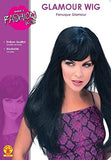 Rubie's Glamour Wig, Black, One Size