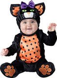 InCharacter Mini Meow Infant Costume Black/Orange, Large (18-2T)