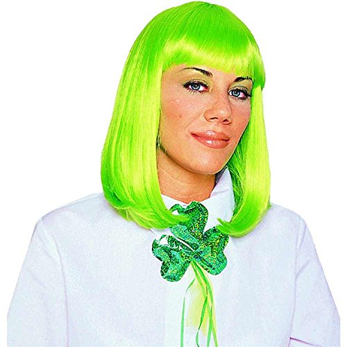 Peggy Sue Neon Green Adult Wig