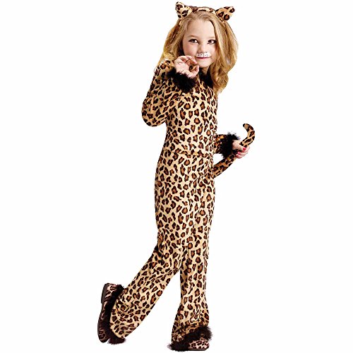 Fun World Pretty Leopard Child Costume, Multicolor, Medium