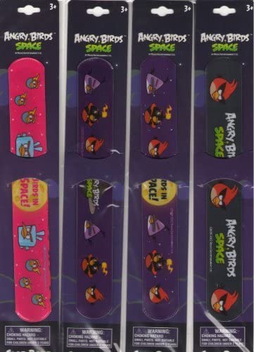 Angry Birds Space Slap Bracelets Set of 4