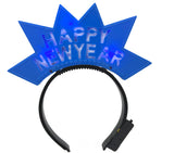 LED Happy New Year Half Starburst  Head Bopper