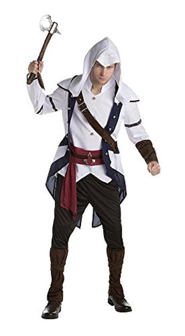 Palamon Men's Assassin's Creed Connor Classic Costume, White, Large