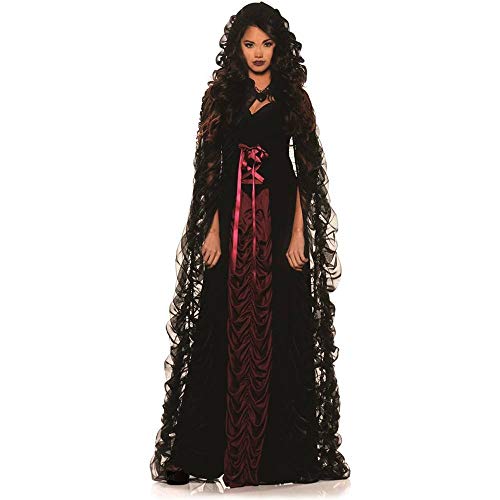 Underwraps Midnight Mist Gothic Adult Costume Black/Red