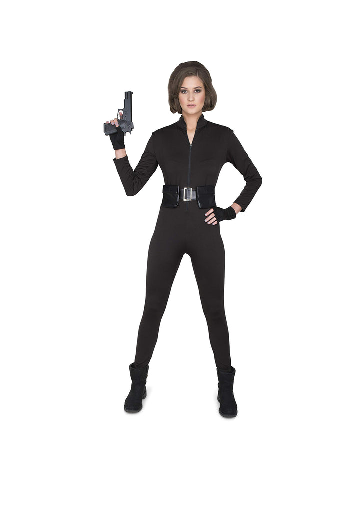 Karnival Costumes Sexy Assassin Operative Women's Costume Large 14-16 Black