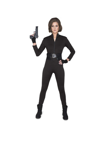 Karnival Costumes Sexy Assassin Operative Women's Costume Large 14-16 Black