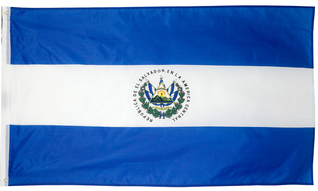 3ft. x 5ft. Country Flag Wall Banner - El Salvador