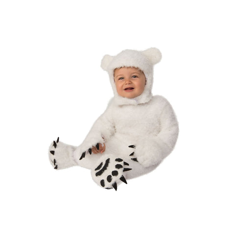 White Polar Bear Cub Baby Costume - Felt / Infant / 36.00 months