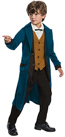 Rubie's Costume Boys Fantastic Beasts & Where to Find Them Deluxe Newt Scamander Costume, Small, Multicolor