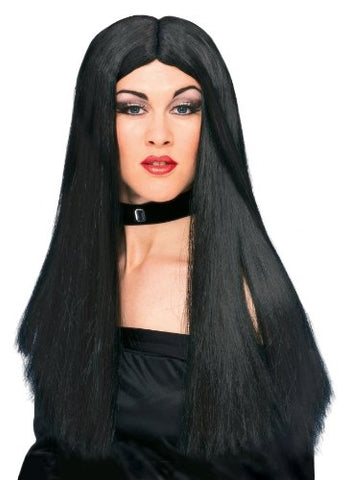 Rubie's Adult Costume Wig, Black, 24-Inch