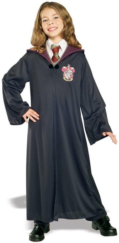 Harry Potter Gryffindor Robe Child Costume, Large, Black