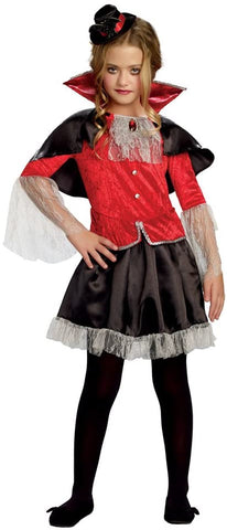 SugarSugar Girls Midnight Miss Costume, One Color, Medium, One Color, Medium