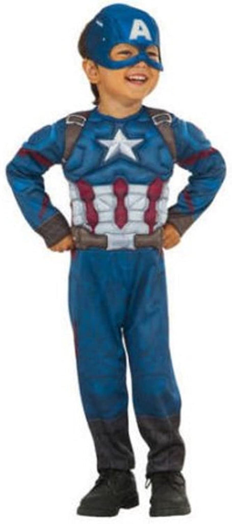 Captain America Muscle Chest Boys Toddler Costume 2T